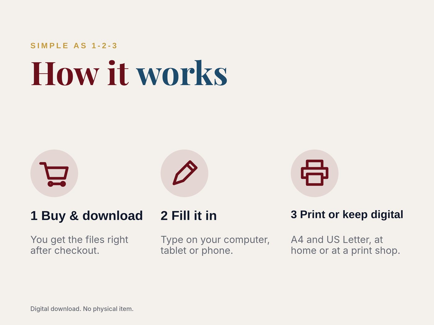 How Launch Studio works — three simple steps